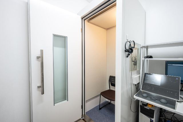 聴力検査室の写真